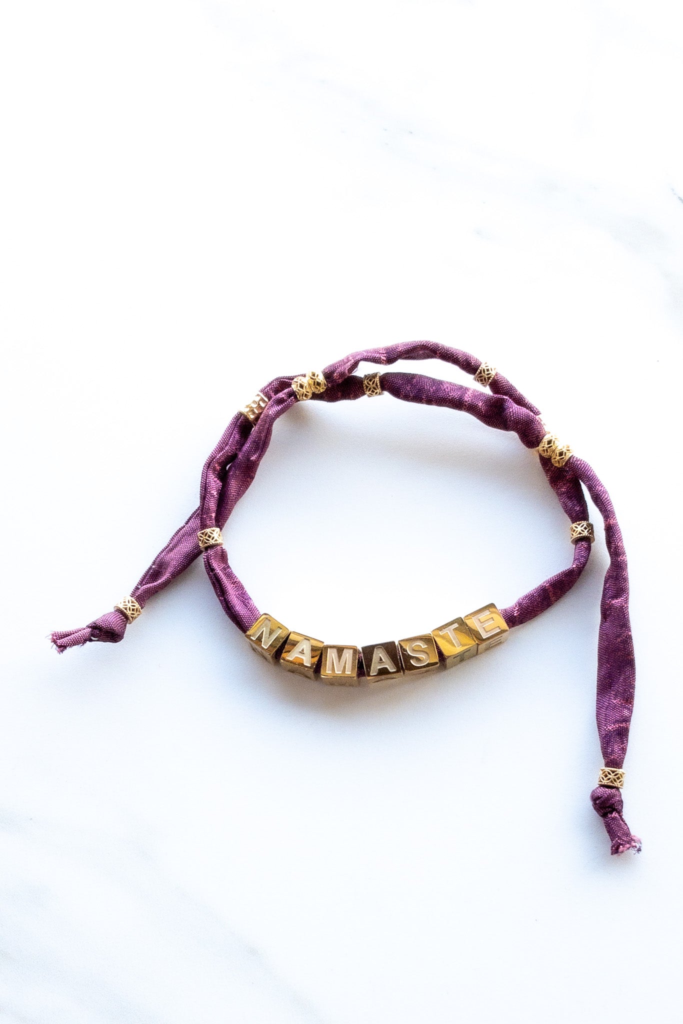 Anjali Sari Wrap - ShaSha handmade meditation jewellery