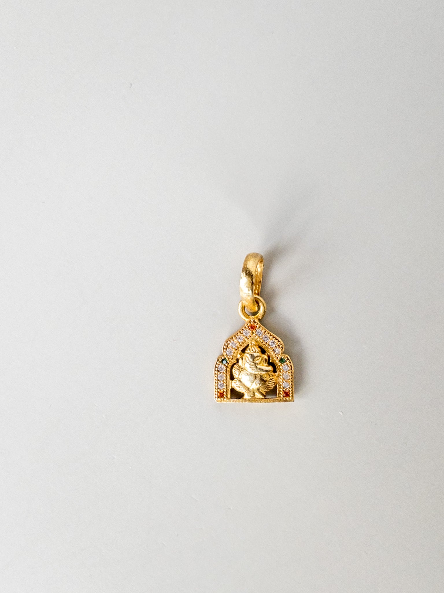 Ganesha -  Sacred Pendant DIVYA sacred Symbols - ShaSha India Inspired Jewelry