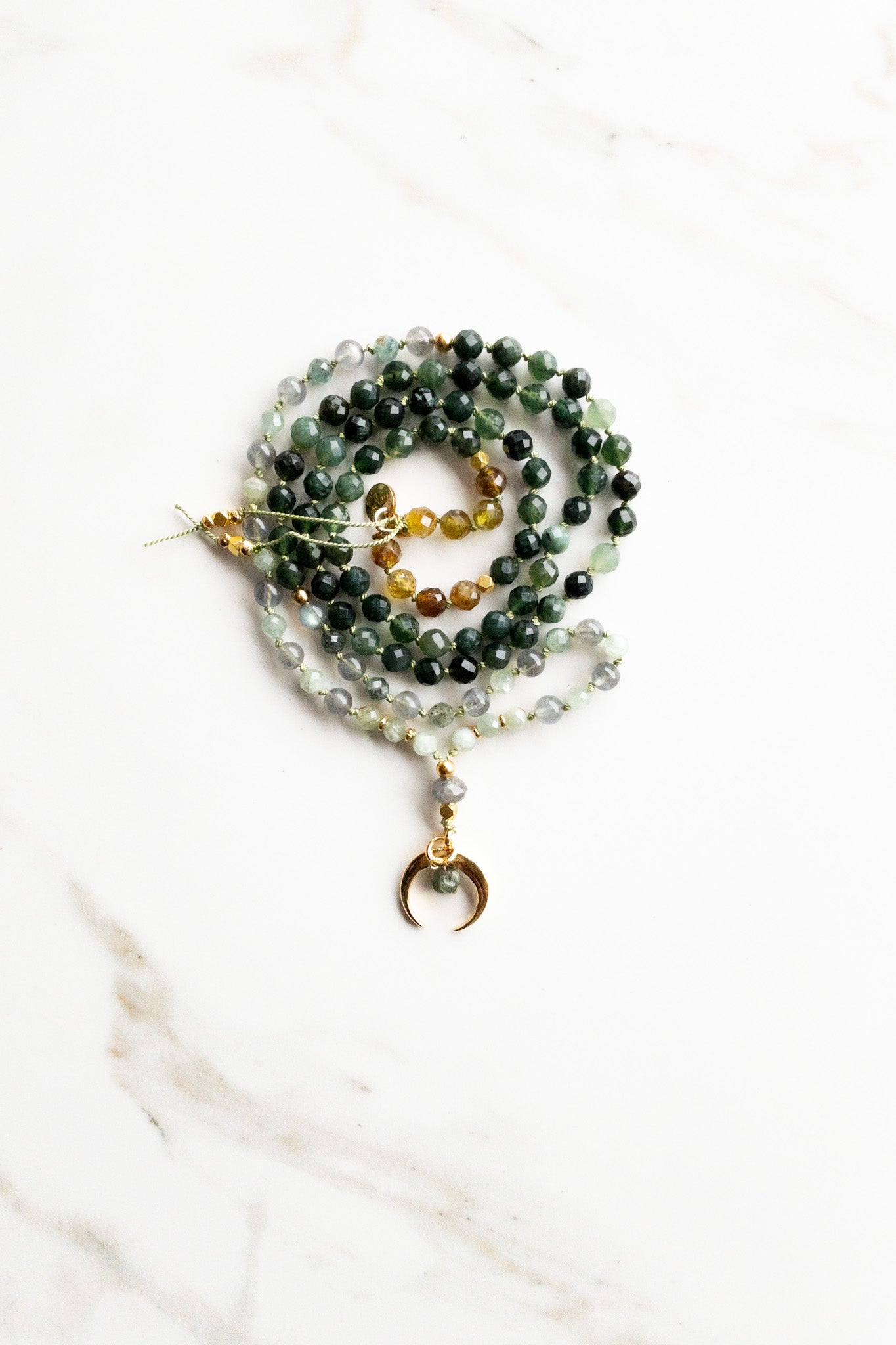 Chandra Mala Necklace - Indradhanush -shashā yoga jewellery