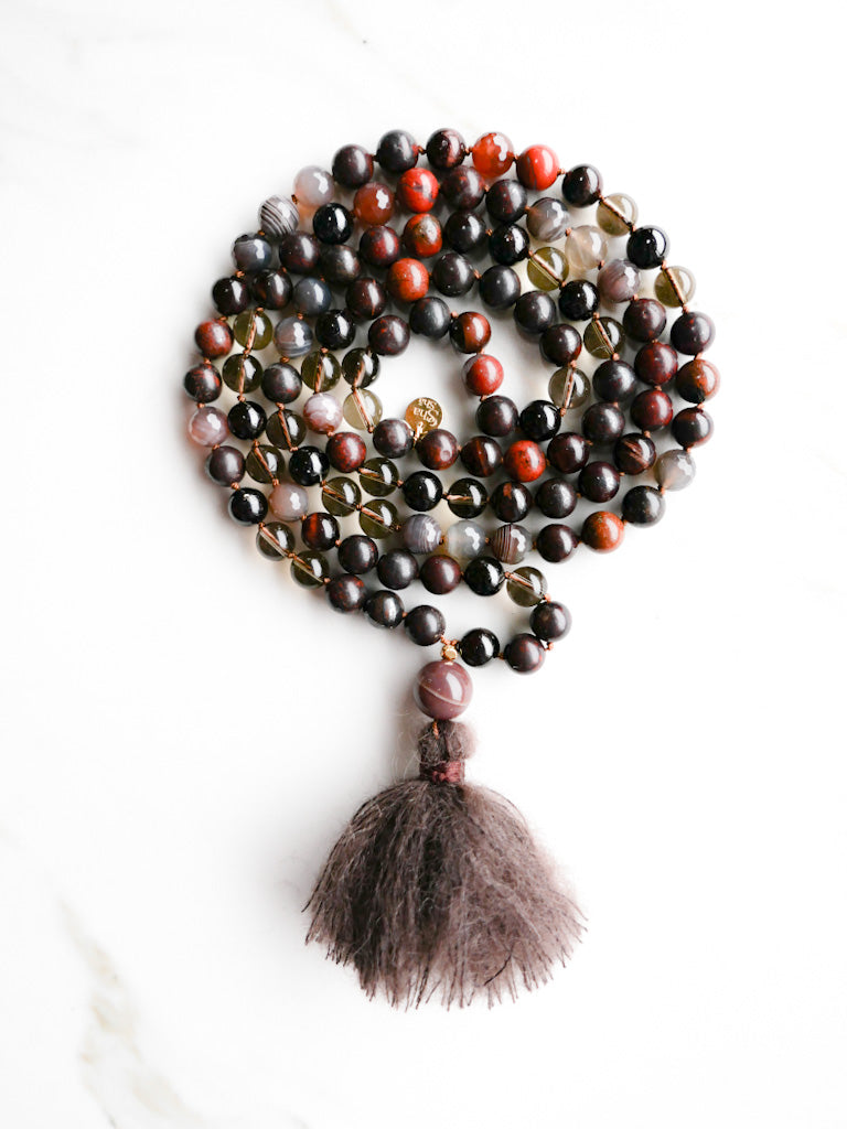 Dhara Grounding Mala 108 beads - OceanEyes Collection