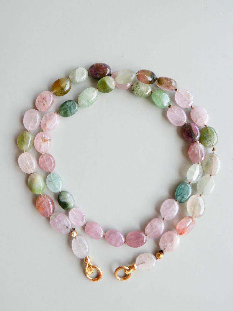 Afghani Tourmaline Necklace - DIVYA - ShaSha Jewelry - Handmade Jewelry