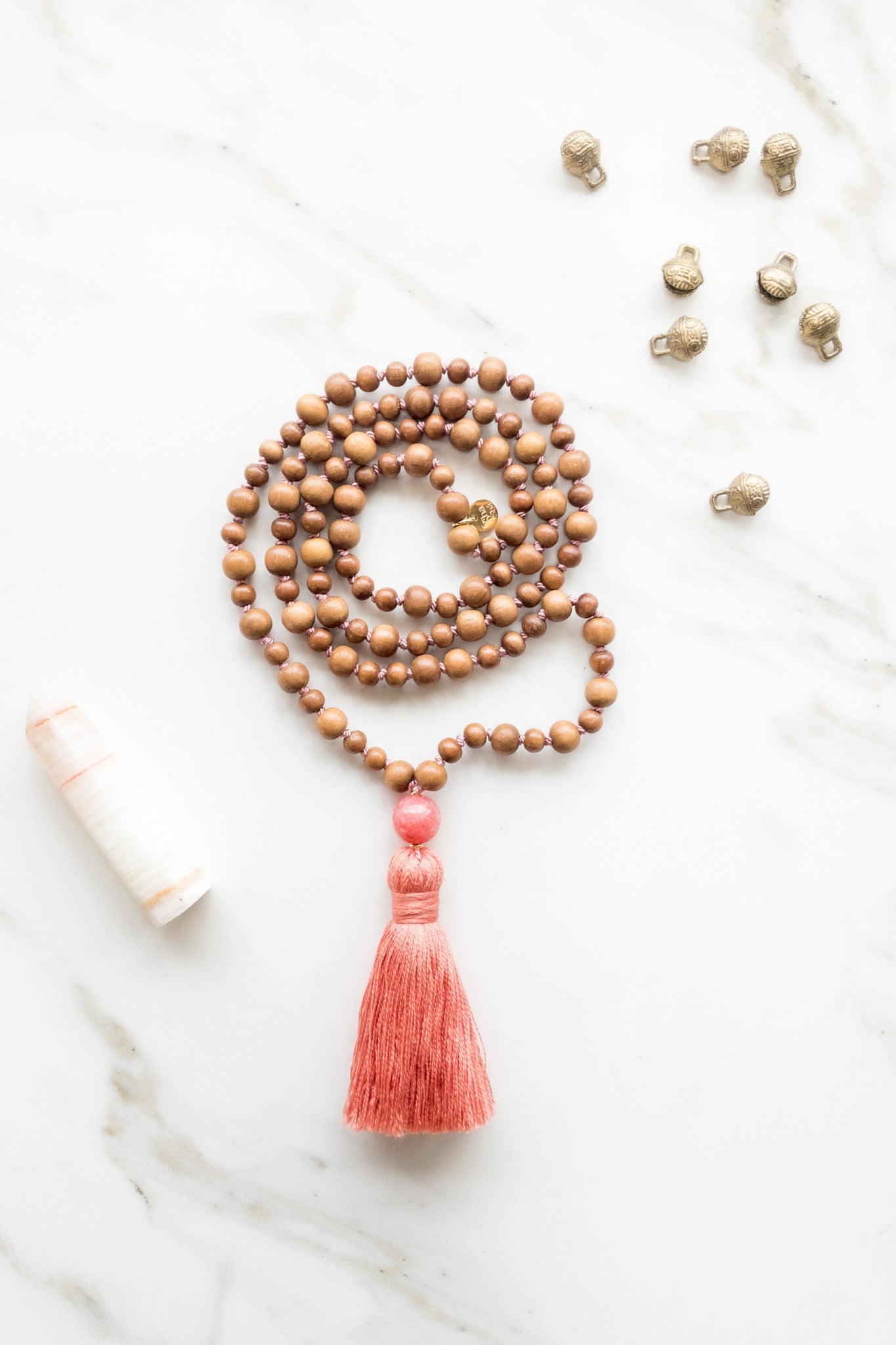 Serenity of India - Sandalwood Mala Beads - OceanEye Collection