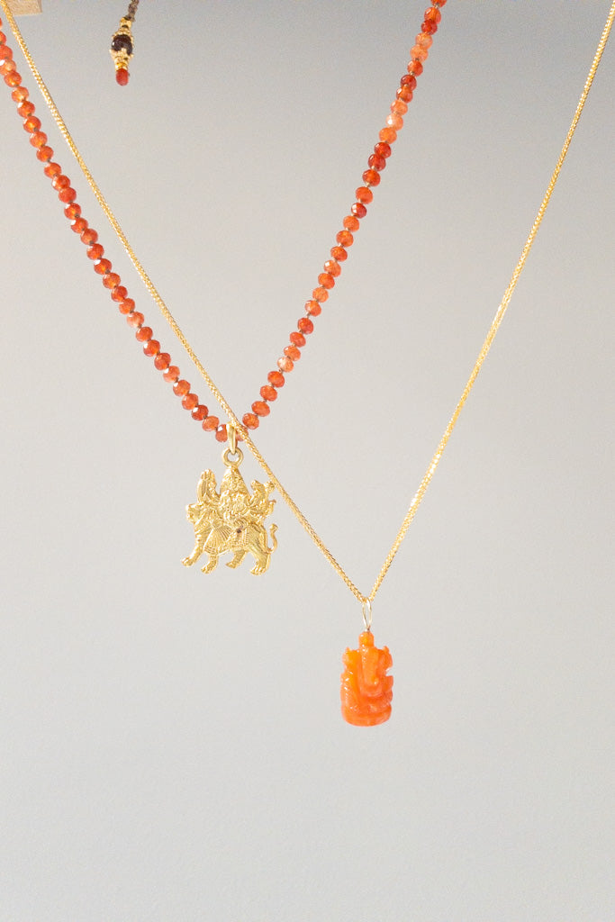 Ganesha Ji - Carnelian - DIVYA - Sacred Symbols