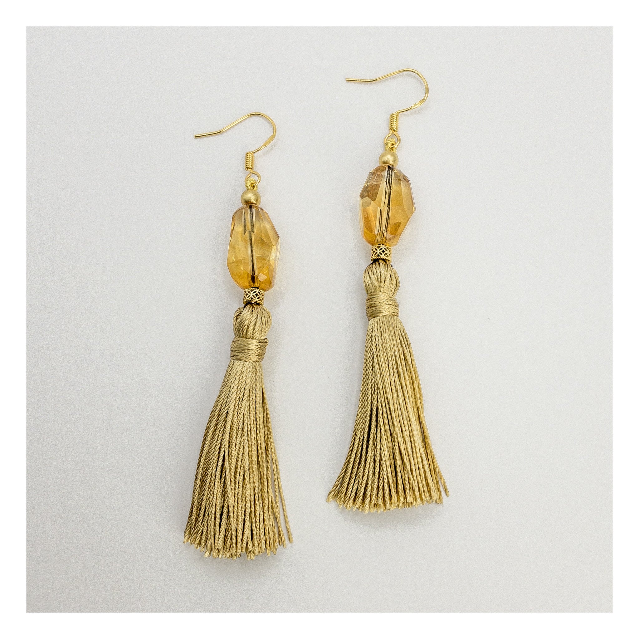 Surya Silk Tassel Earrings - ShaSha Jewellery