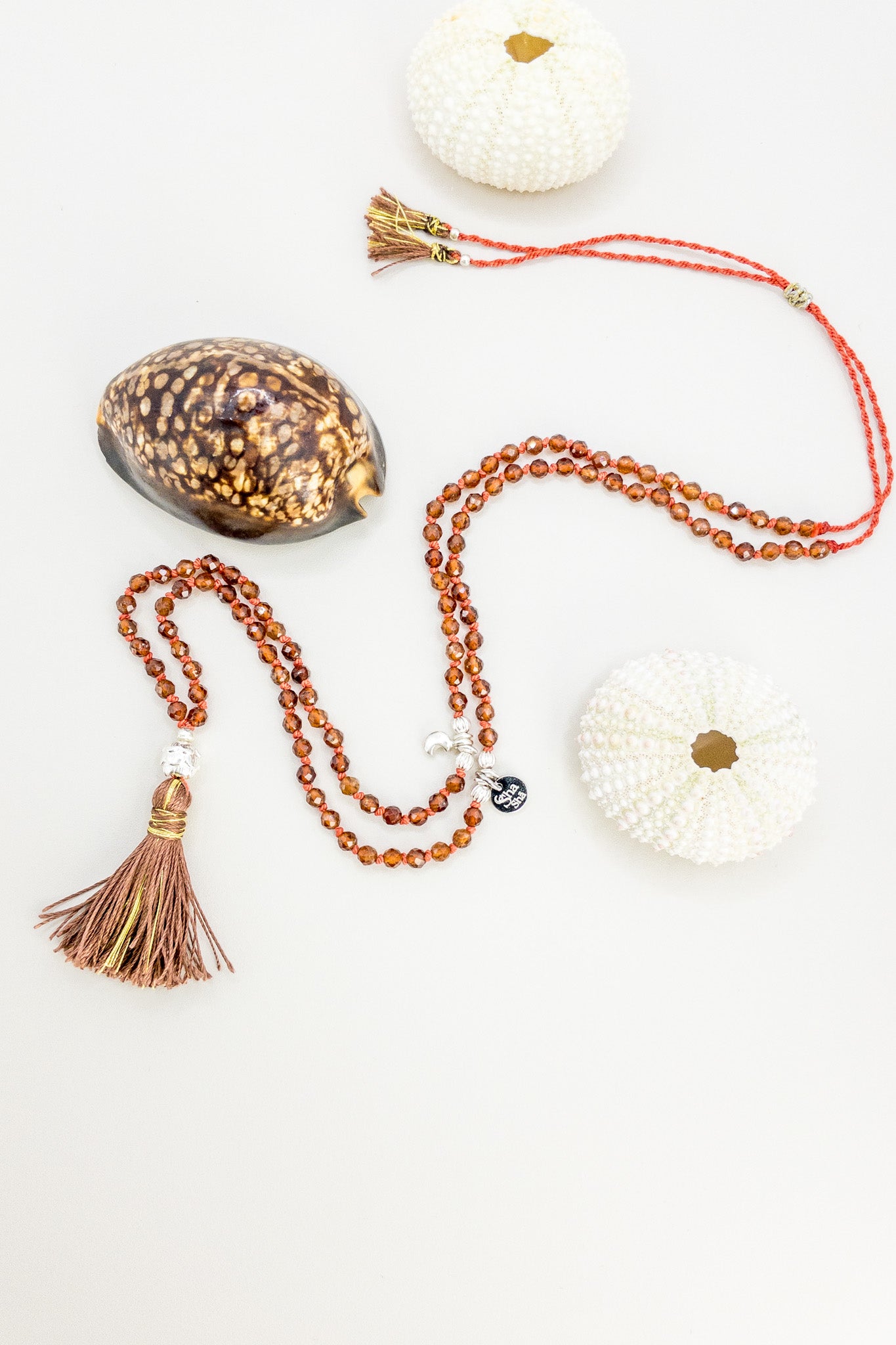 ShaSha “Roots” mini Mala 108 - Spessartine