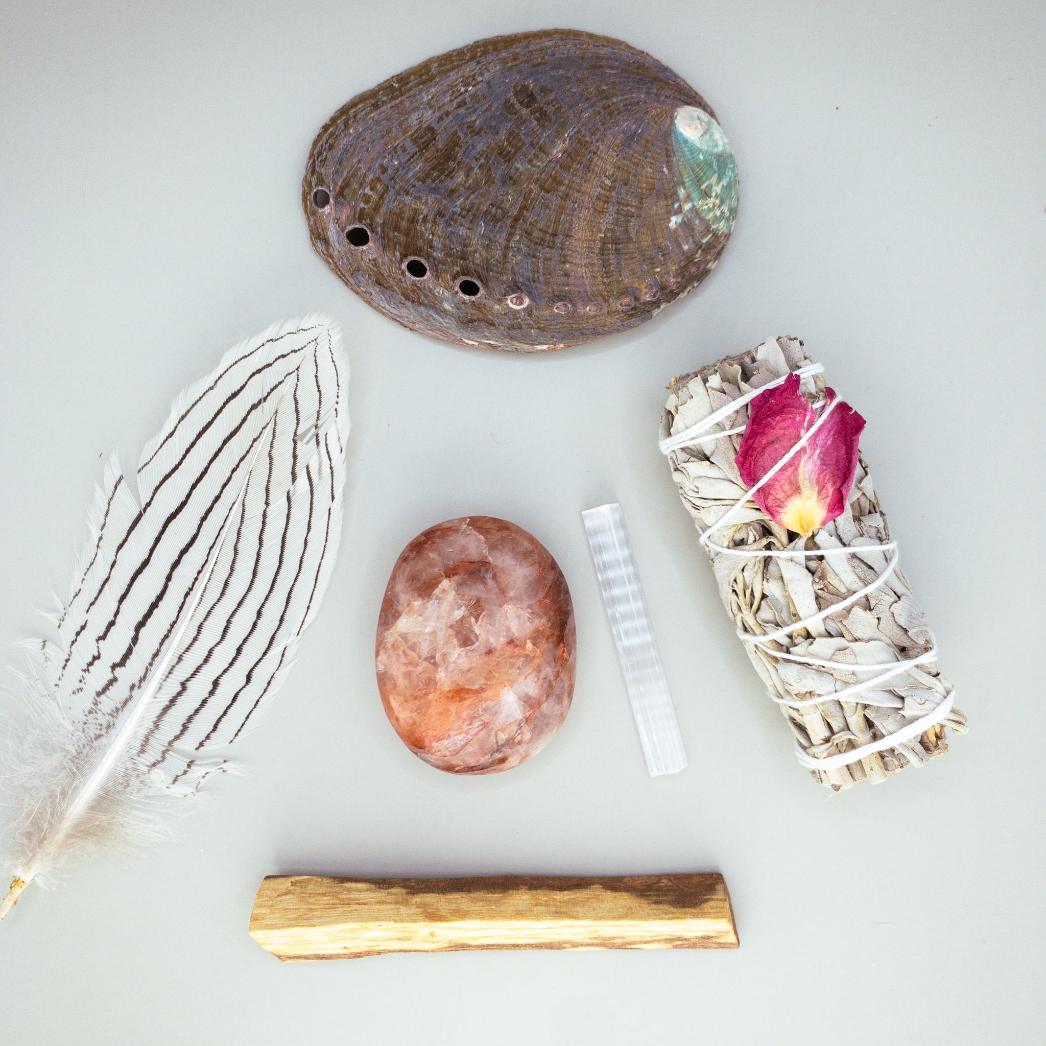 Sha~Sha "Red Fire Quartz" Smudging kit