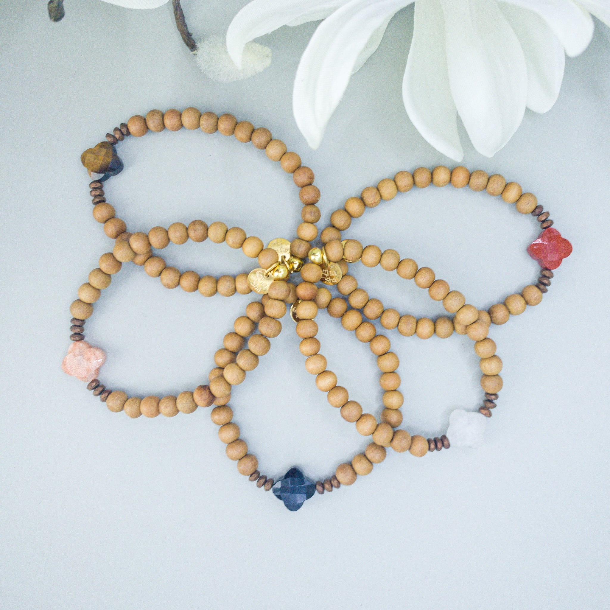 Treflee & Sandalwood "Balance" bracelet - shasha yoga jewelry switzerland