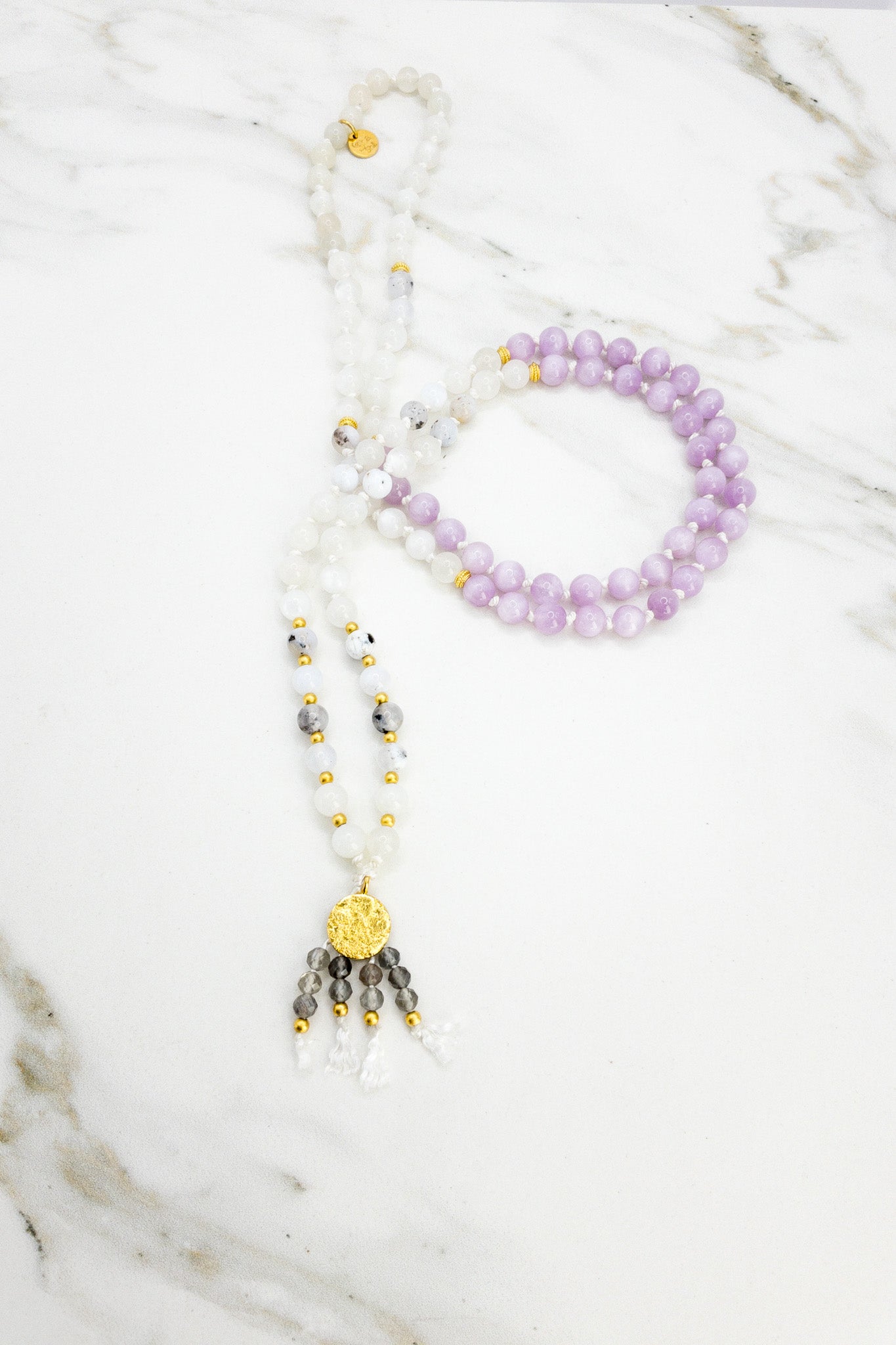 Lunar Bliss Mala Necklace l Indradhanush collection - shasha jewellery switzerland